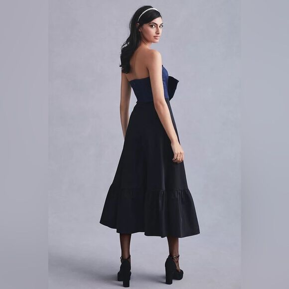 NWT ANTHROPOLOGIE HUTCH BOW TIE MAXI - Picture 4 of 4
